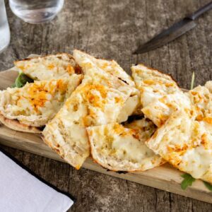 Cheese Tabasco Garlic Bread at The Pizza Lounge