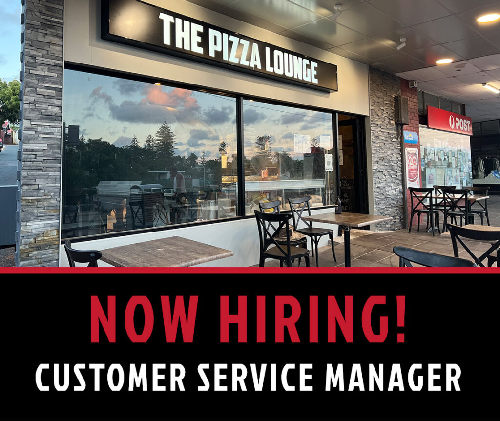 Customer Service Vacancy at The Pizza Lounge