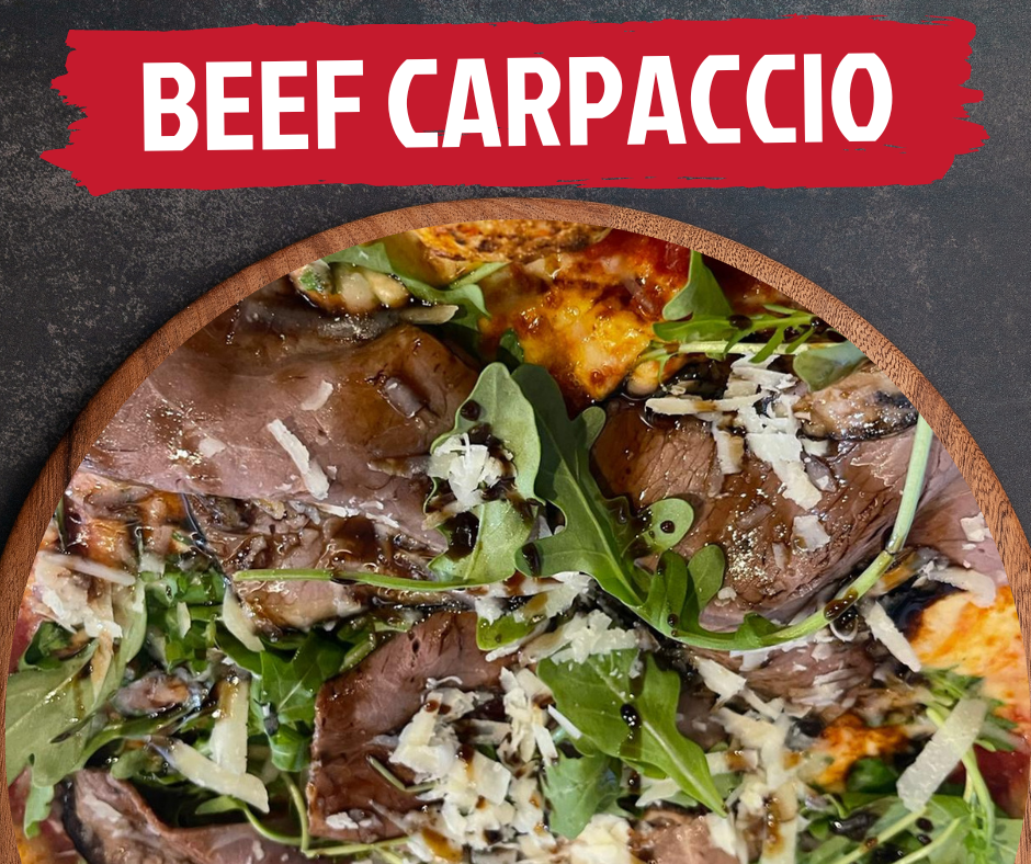 Pizza Of The Month - Beef Carpaccio
