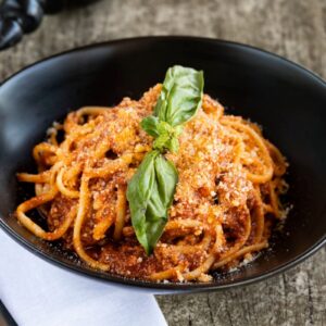 Linguine Bolognese at The Pizza Lounge